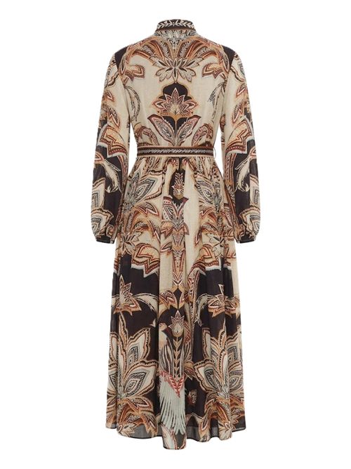 Tapestry Dream paisley-print midi dress FARM Rio | 36124626086 TAPESTRY DREAM CREAM